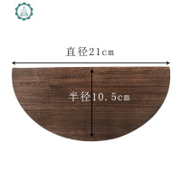 墙壁木板实木搁板置物架墙上装饰隔板客厅电视墙创意北欧日式复古 封后 松木原木色26.5cm