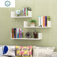 墙上置物架客厅墙壁挂墙面隔板搁卧室宿舍书架免打孔简约现代装饰 封后 30厘米一块颜色安装备注装饰架/装饰隔板