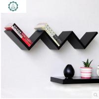 创意隔板搁板墙上置物架墙面墙壁书架客厅卧室壁挂电视背景墙装饰 封后 《80长20深》白枫木装饰架/装饰隔板