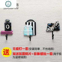 创意服装店壁挂墙上试衣间艺术挂钩复古客厅玄关口装饰品挂衣钩 封后 套三小提琴挂钩+送无痕钉装饰挂钩