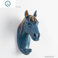 北欧玄关挂钥匙鹿头动物挂钩创意服装店试衣间衣帽收纳墙上装饰品 封后 仙人掌四连挂钩(塑料)装饰挂钩