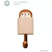 入户创意可爱动物无痕小挂钩ins风宿舍口钥匙置物架装饰免打孔 封后 松鼠-暖色装饰挂钩