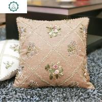 新款十字绣丝带绣抱枕客厅卧室沙发精准印花靠垫套diy材料包 封后 广州04颜色留言+枕芯