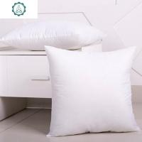 棉布布皮枕芯450G中空纤维棉 十字绣抱枕枕芯45*45CM 50-50cm 封后 45*45cm[单个枕芯]