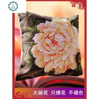 封后(FENGHOU)2020新款刺绣手工十字绣抱枕套一对枕头自己沙发靠垫客厅家用靠枕 梦境花(1个枕套无枕芯)46*4