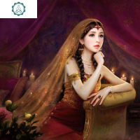 5d钻石画人物卧室餐厅立体钻石绣2019新款欧式简单点钻贴钻十字绣 封后