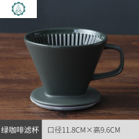 手冲咖啡壶咖啡冲泡器具滴漏式v60咖啡过滤器手冲杯家用套装 封后 灰色V60滤杯