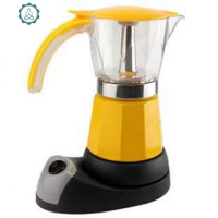 八角电摩卡 电动摩卡壶 煮咖啡壶 咖啡壶铝制摩卡壶咖啡器具 封后 绿色