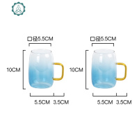 北欧家用轻奢冷水壶马克杯玻璃杯水杯杯子套装水具凉水壶 封后 水壶单个装
