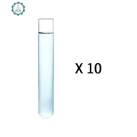 试管酒杯 ktv夜场玻璃试管 酒吧 鸡尾酒试管酒吧酒具卷边试管10只 封后 口径2CM*长15CM[平口]-10只