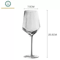 日式创意个性高脚杯家用水晶杯洋酒威士忌酒杯酒具 封后 香槟杯