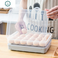 带盖鸡蛋收纳盒24格家用厨房鸡蛋盒冰箱食物保鲜盒鸡蛋格鸡蛋盒子 封后