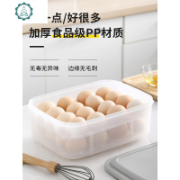 鸡蛋收纳盒架托冰箱家用放鸡蛋的蛋托蛋格箱保鲜盒格子装蛋用厨房 封后