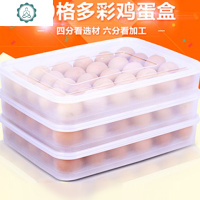 30格鸡蛋收纳盒厨房可叠加冰箱鸡蛋保鲜盒便携蛋托蛋格 封后