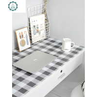 留白美学文艺寝室北欧风装饰墙壁自粘防水书桌面贴纸简约格子宿舍 封后 白色格子-6米宽45cm 大墙贴