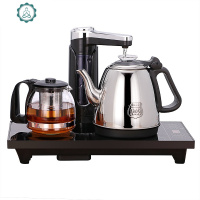 全自动上水壶抽水式电热烧水壶泡茶专用茶台一体功夫茶具套装煮器 封后 级款全自动宝马金+玻璃茶杯