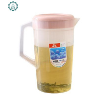 北欧夏天过滤家用盖子加厚塑料超大刻度亚克力晾水壶防尘凉水杯 封后塑料杯