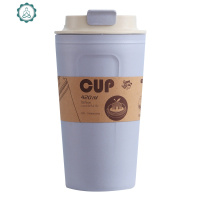 随手杯便携男女塑料大容量户外健身水杯可插吸管牛奶咖啡杯 封后塑料杯