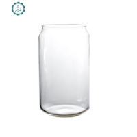网红ins风可乐杯创意玻璃水杯子咖啡杯易拉罐杯子奶茶杯鸡尾酒杯 封后 可乐杯500ML+玻璃吸管