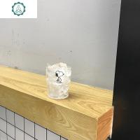小狗韩国卡通 ins风早餐牛奶杯简约创意车载杯咖啡杯 封后 小狗杯玻璃杯