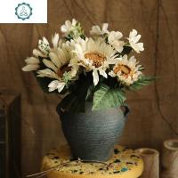 仿真花客厅花束向日葵瓶摆件北欧复古电视柜插花桌面假花装饰 封后 混色搭配联系客服仿真植物