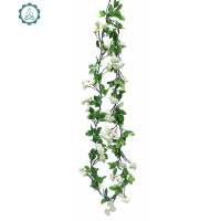 ✅藤条假花花藤壁挂花室内的空调管线缠绕仿真楼梯护栏扶手装饰品 封后 仿真树藤2.5米随意弯曲造型仿真植物