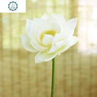 仿真荷花莲蓬头PU荷叶客厅装饰摆放花卉仿真花艺摆件装饰插花假花 封后 套装3:荷花组合6件套(不含瓶)仿真植物