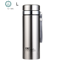 大容量不锈钢保温杯男女户外便携水杯1000旅行车载带滤网茶杯子 封后 级加厚1000+杯套+刷