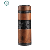 紫砂内胆保温杯男女茶杯车载水杯子办公生日礼品杯送老师定制刻字 封后 君临天下[黄色]