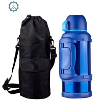 特大保温水壶户外5大容量家用旅行车载不锈钢保温杯子4热水瓶 封后 蓝色3000送刷子+壶套
