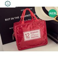 手提便当包大小号防水上班带饭加厚铝箔保温午餐包学生手拎饭盒袋 封后 大号红色