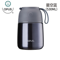 女不锈钢便携焖烧杯焖粥真空保温饭盒上班族闷烧壶罐保温桶 封后 新星空蓝530