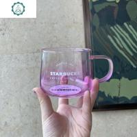 马卡龙紫色玻璃杯创意优雅水杯咖啡杯430ml个性情侣杯子女 封后 马卡龙紫色款玻璃杯