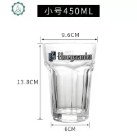 比利时福佳啤酒杯大号白啤酒六角杯玫瑰杯大号扎啤杯专用杯500ml 封后 小号福佳啤酒杯不带logo玻璃杯