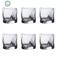 北欧酒杯ins风创意简约啤酒玻璃杯个性手工威士忌杯洋酒杯子 封后 六只