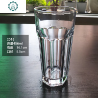 加厚玻璃扎啤酒杯菠萝杯带把手精酿酒吧专用个性超大容量定制logo 封后 456ml[八角杯](六只)2016玻璃杯