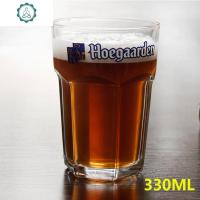 比利时福佳啤酒专用杯啤酒福佳白专用杯大号六角玫瑰杯330ml500ml 封后 330ml玻璃杯