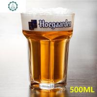 比利时福佳啤酒专用杯啤酒福佳白专用杯大号六角玫瑰杯330ml500ml 封后 500ml玻璃杯