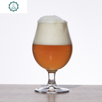 粉象啤酒杯 比利时郁金香精酿啤酒高脚杯精致矮脚酒杯小定制LOGO 封后 布吕热450毫升啤酒杯玻璃杯