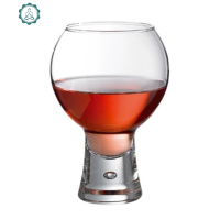 肥猫酒杯LOGO定制精酿啤酒杯无铅球形水滴冰激凌圆球杯气泡底座 封后 410mL玻璃杯