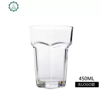 六角啤酒杯比利时福佳白专用超大号啤酒杯大容量精酿扎啤杯玻璃杯 封后 六角啤酒杯-450ML无logo