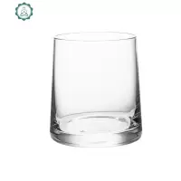 家用客厅威士忌洋酒杯啤酒杯玻璃简约透明加厚耐热喝水杯子 封后 透明