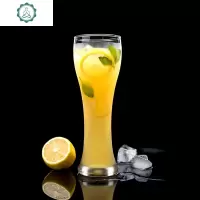 创意玻璃杯耐热水杯家用牛奶杯奶昔奶茶杯饮料啤酒杯果汁杯子 封后 皇士果汁杯475ml