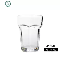 比利时福佳白啤酒杯超大号玻璃杯六角啤酒杯大容量精酿扎啤杯 封后 六角啤酒杯450ML(无LOGO)
