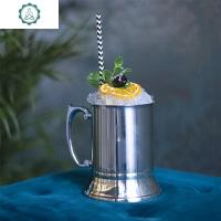 裙型不锈钢 倒火杯 调酒火焰杯调酒啤酒杯 Blue Blazer Mug 封后 两个火焰杯玻璃杯