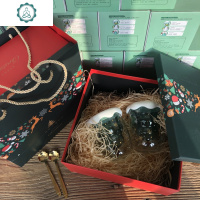 抖音生日马克杯星诞奇遇圣诞树StarWish星愿杯双层玻璃水杯 封后 情侣双杯+高端礼盒樱花勺+吸管玻璃杯