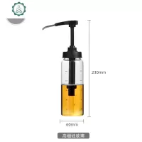 蜂蜜按压分装瓶家用密封玻璃罐按压器玻璃瓶挤酱器方便挤蜂蜜 封后 300