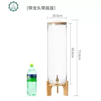 酵素桶带龙头酿酒泡酒玻璃瓶家用玻璃密封罐饮料果汁桶水果酵素瓶 封后 30斤装带龙头+底座自动排气(不耐热)