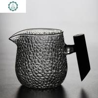 time日式耐热锤纹实木侧把玻璃公道杯匀杯大号加厚分茶器茶具配件 封后 T型木把公道杯B款