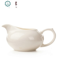陶瓷白瓷公道杯茶海茶具配件茶漏功夫公杯分茶器青花套装茶具配件 封后 中国白-白瓷公道杯
